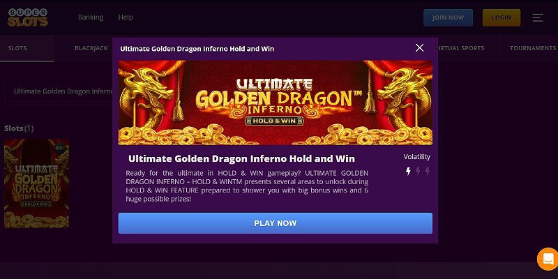 Ultimate Golden Dragon Inferno slot